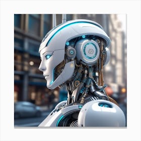 Cyborg 7 Canvas Print