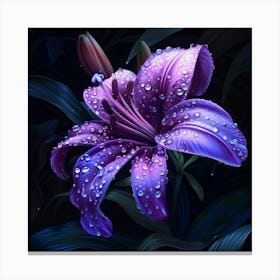 Jeweled Bloom (6) Canvas Print