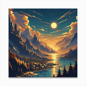 A Fantastical Land 14 Canvas Print