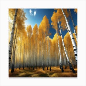 Birch Forest 19 Canvas Print