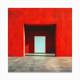 Red Door 3 Canvas Print