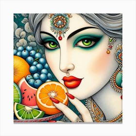 Exotic Beauty Artwork 195 Canvas Print