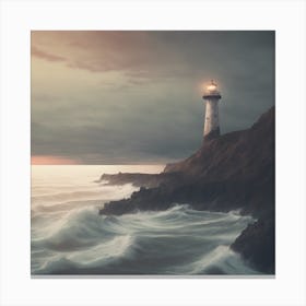 Lighthouse Stock Videos & Royalty-Free Footage Canvas Print