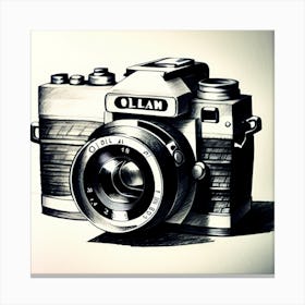 Olan Camera Canvas Print