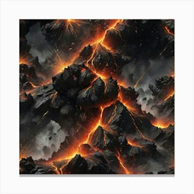 Lava Canvas Print