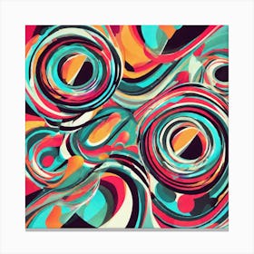 Abstract Abstract Painting 5 Canvas Print