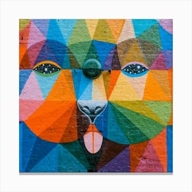 Lion'S Face Canvas Print