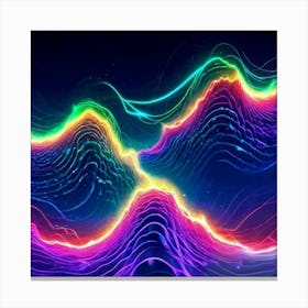 Abstract Wave Pattern Lienzo