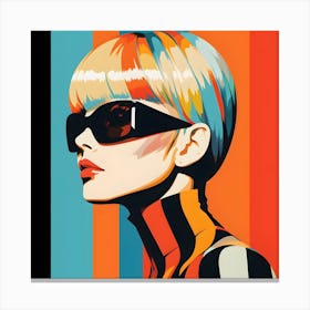 Mod Girl 4 Canvas Print