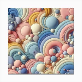 Bubbles And Bubbles Canvas Print