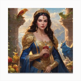 Snow White Canvas Print