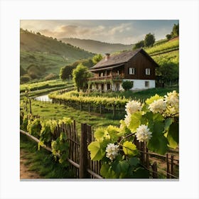 Vineyards In Slovakia Canvas Print