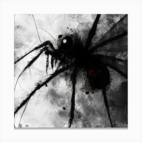 Black And White Mosquito Canvas Print