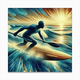 Surfer Canvas Print