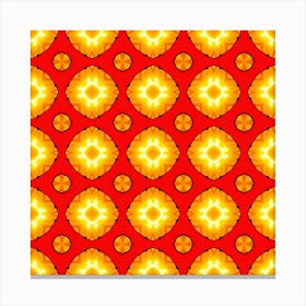 Sun Pattern Texture Seamless Canvas Print