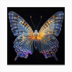 Blue Butterfly 8 Canvas Print