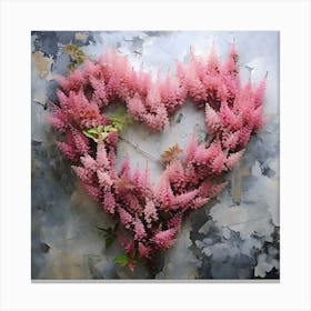 Heart Of Flowers 10 Canvas Print