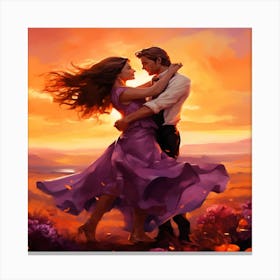 Sunset Dance Canvas Print