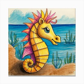 Seahorse 13 Canvas Print