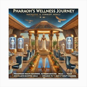 A Luxurious Package Called Pharaoh S Wellness Jour Canvas Print