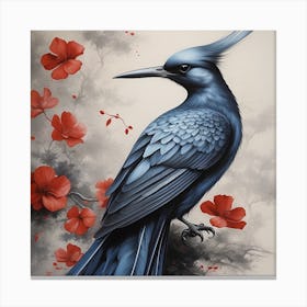 Blue Cockatoo Canvas Print