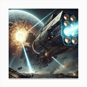 Lunar Colossus Lunar Cannon Converted Canvas Print