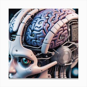 Robot Brain 6 Canvas Print