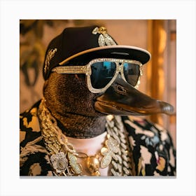 Rapper Platypus Canvas Print