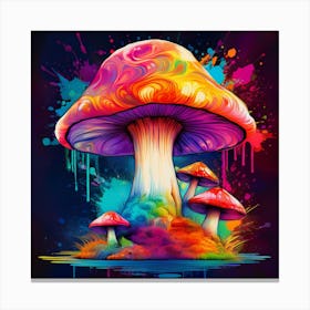 Mushrooms Canvas Print