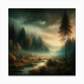 Dark Forest 42 Canvas Print