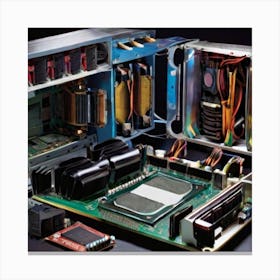 Computer Components 3 Canvas Print