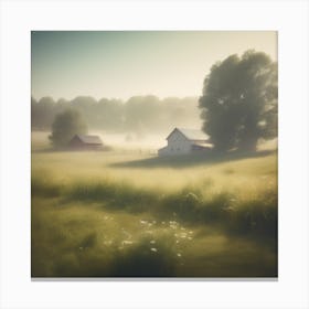 Misty Morning 2 Canvas Print