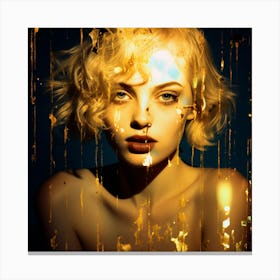 Golden Beauty Canvas Print