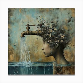 'Water' Canvas Print