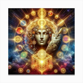 Tarot Card Reading Canvas Print