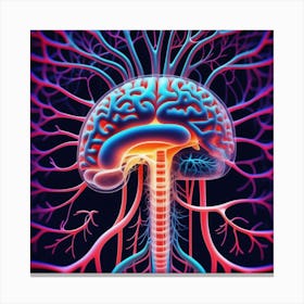 Brain And Nervous System 23 Canvas Print