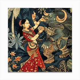 Indian Dance Canvas Print