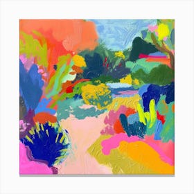 Colourful Gardens Claude Monet Foundation Gardens France 3 Canvas Print