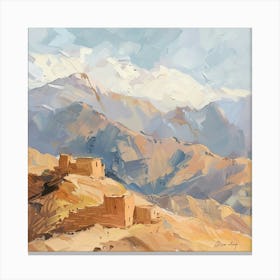 Mountain Village 1 Canvas Print