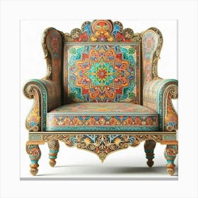 Ornate Chair 11 Canvas Print