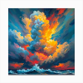 Cloudy Sky Canvas Print