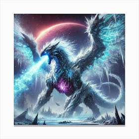 A Sci Fi Depiction Of Frostbite, The Celestial Ter Canvas Print