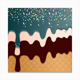 Ice Cream Sundae 1 Canvas Print