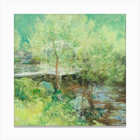 Bridge Over The Stream Canvas Print