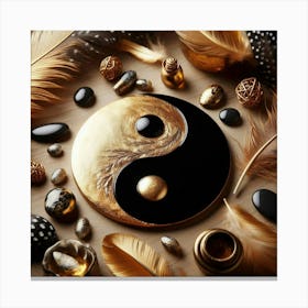 Yin Yang Symbol 19 Canvas Print