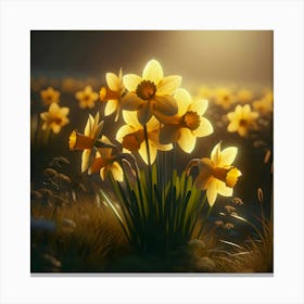 Daffodils Canvas Print