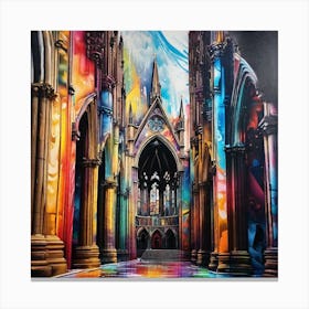 Cathedral Of Light Canvas Print