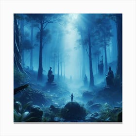 Buddha Forest Canvas Print