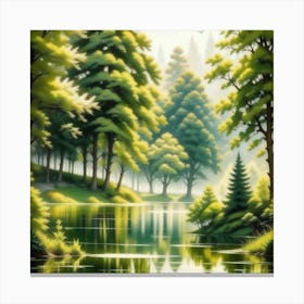 Russian Landscape Painting 1 Canvas Print