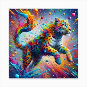 Colorful Tiger 5 Canvas Print